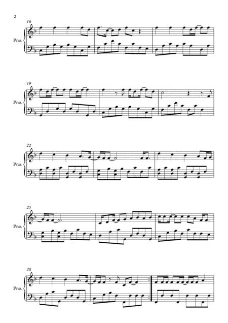 Dynamite F Major By Bts Piano Page 2