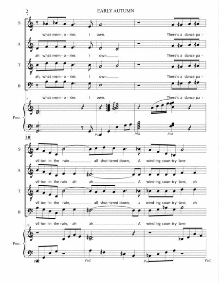 Early Autumn Satb Piano Page 2