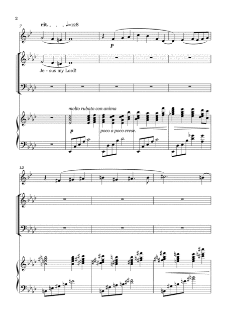 Easter Celebration Low In The Grave He Lay For Choir And Optional Trumpet Or Clarinet Page 2