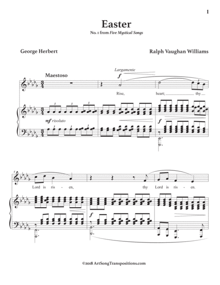 Easter D Flat Major Page 2