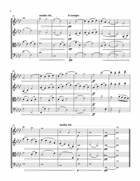 Easter No 1 String Quartet Page 2