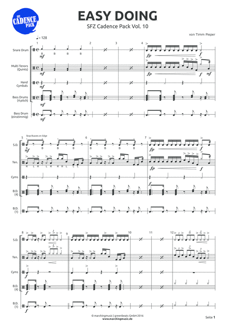 Easy Doing Street Cadence Page 2