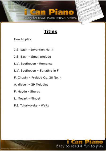 Easy Piano 2 Icanpiano Style Page 2