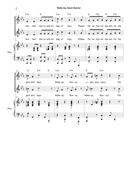 Easy Piano Melodies Page 2