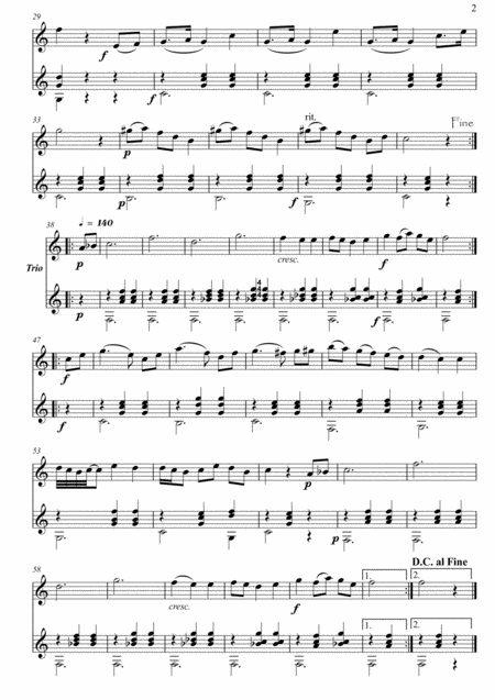 Easy Violin Guitar Duets By Giuliani 74 2 Page 2