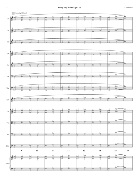 Eb Every Day Warm Ups For Full Orchestra Page 2