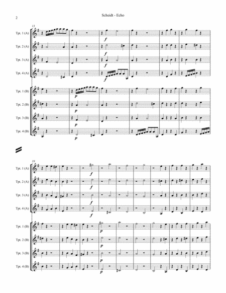 Echo For 8 Part Trumpet Ensemble Page 2