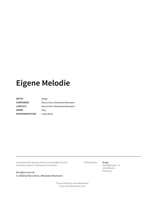 Eigene Melodie Page 2