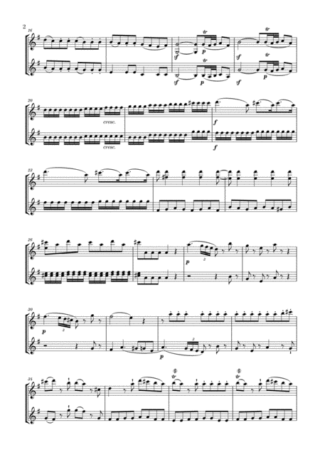 Eine Kleine Nachtmusik For 2 Violins Page 2