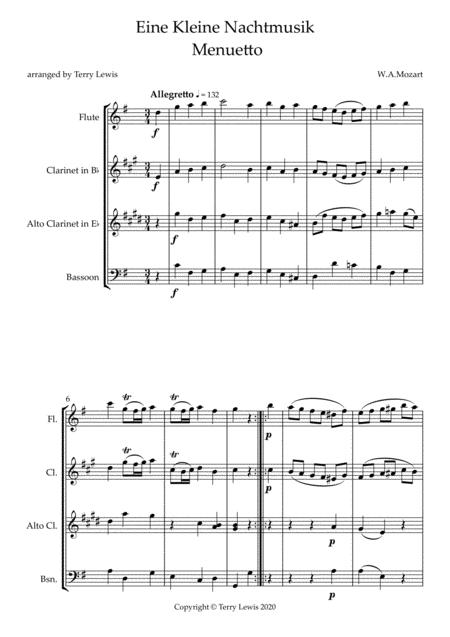 Eine Kleine Nachtmusik Menuetto And Trio Page 2