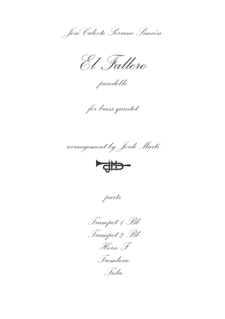 El Fallero Brass Quintet Page 2