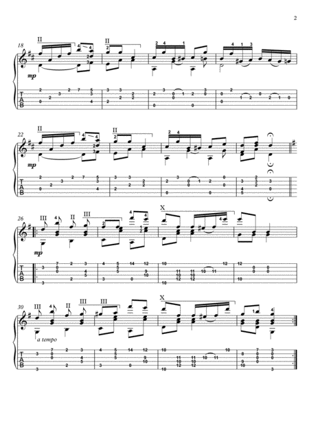 El Primer Beso Guitar Fingerstyle Page 2