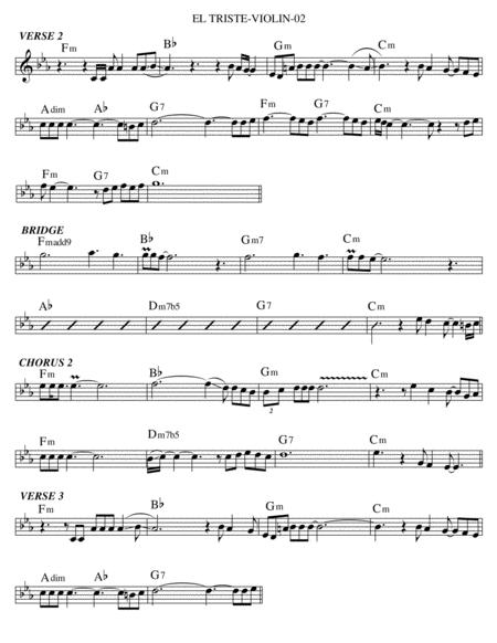 El Triste Violin Page 2