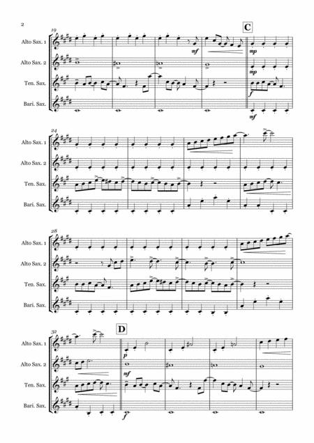 Eleanor Rigby By The Beatles Saxophone Quartet Aatb Page 2