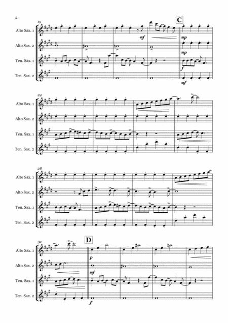 Eleanor Rigby By The Beatles Saxophone Quartet Aatt Page 2