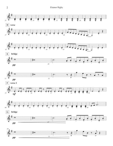 Eleanor Rigby Violin Ii Part Page 2