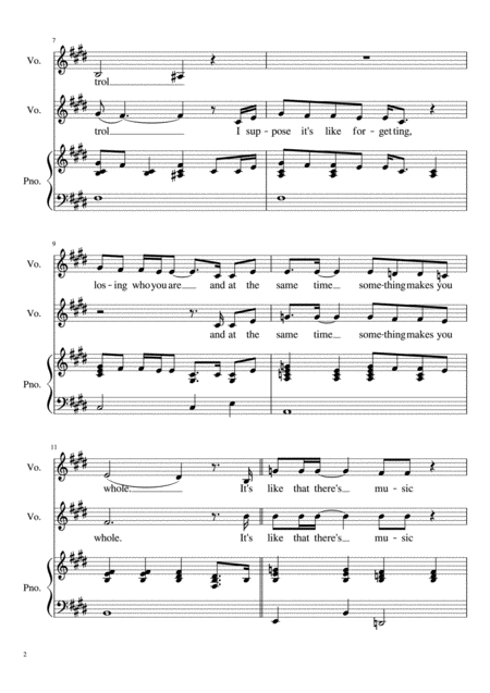 Electricity From The Billy Elliot Vocal Duet Page 2