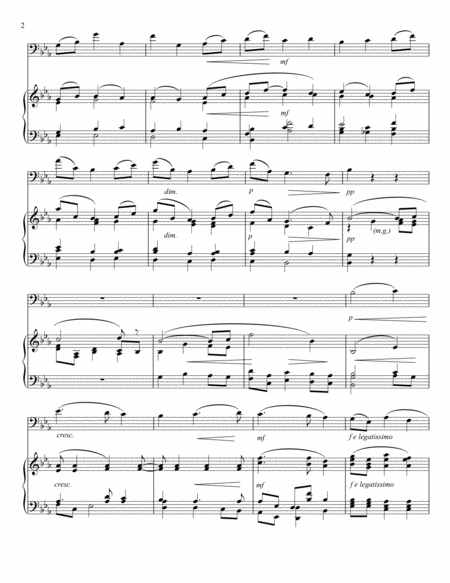 Elegy No 2 For Flute And Piano Page 2