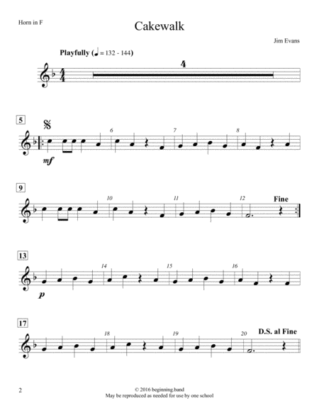 Elementary Solos Volume 1 For Horn In F Page 2