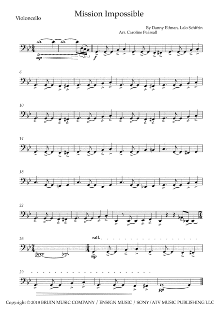 Elfman Schifrin Mission Impossible String Trio Page 2