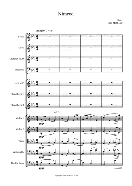 Elgar Nimrod Reduced Orchestra Page 2