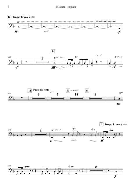 Elgar Te Deum Reduced Orchestration Timpani Page 2