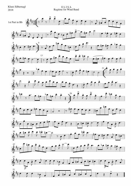 Elisa Ragtime For Wind Band Page 2