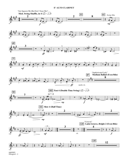 Ellington Arr Stephen Bulla Eb Alto Clarinet Page 2