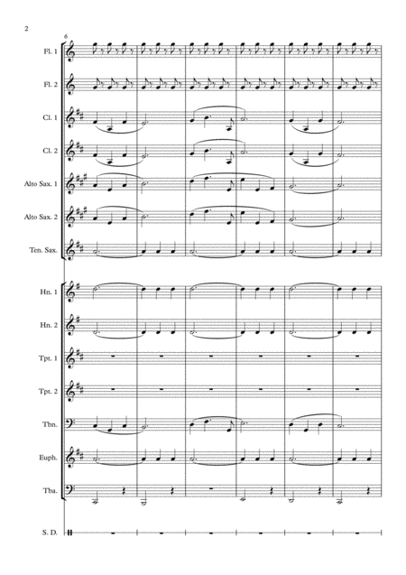 Emperor Waltz Arranged For School Band Page 2