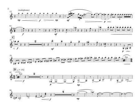 Encavement For Bass Clarinet Cello Piano And Percussion Instrumental Parts Page 2