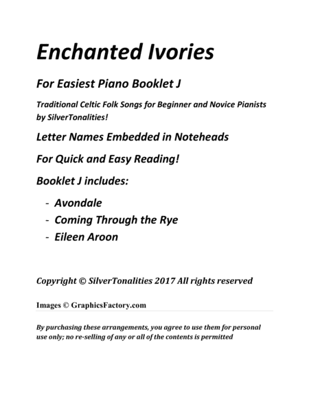 Enchanted Ivories For Easiest Piano Booklet J Page 2