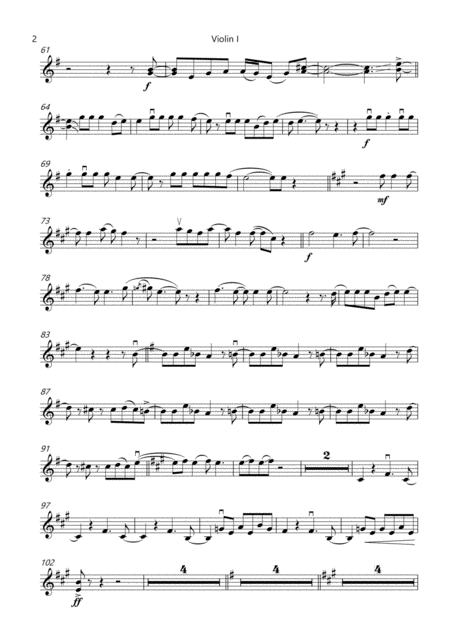 Enter Sandman String Quartet Page 2