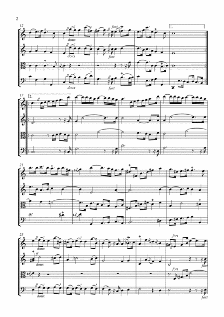 Entre De Peuples From Les Borades String Orchestra Page 2