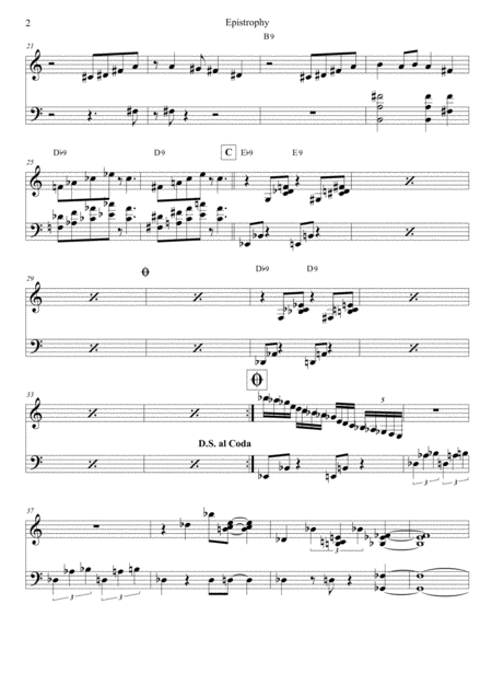 Epistrophy Piano Page 2