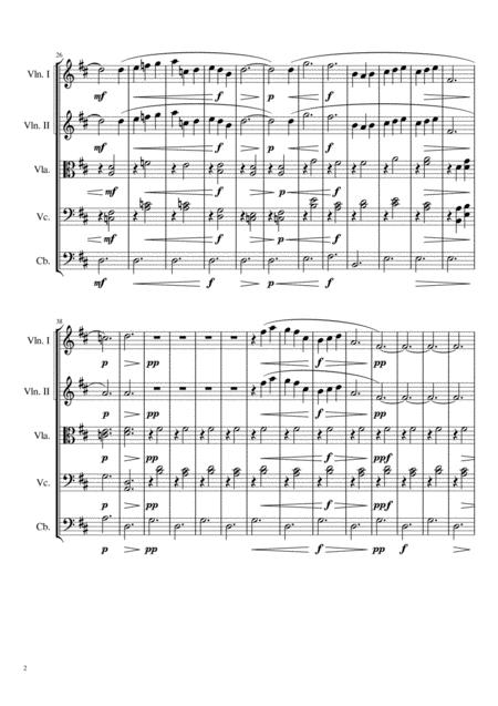 Erik Satie Gymnopedie No 1 String Quintet Page 2