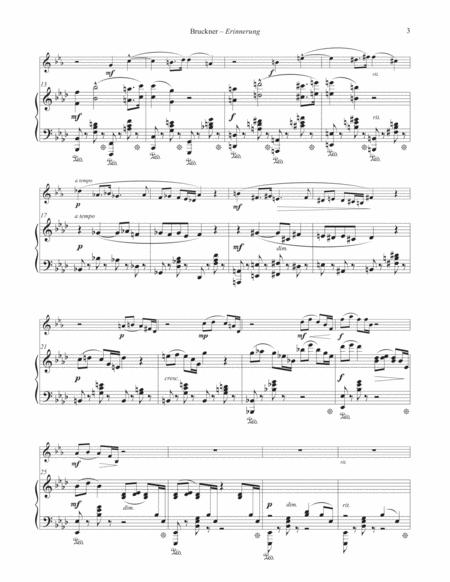 Erinnerung Memory For Horn And Piano Page 2