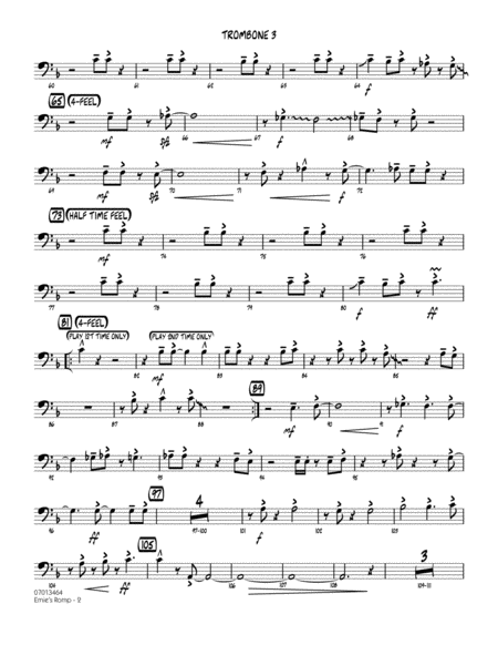 Ernies Romp Arr Mark Taylor Trombone 3 Page 2