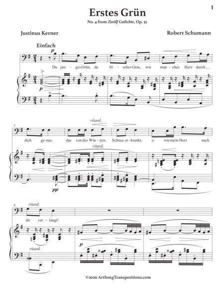 Erstes Grn Op 35 No 4 Transposed To E Minor Bass Clef Page 2