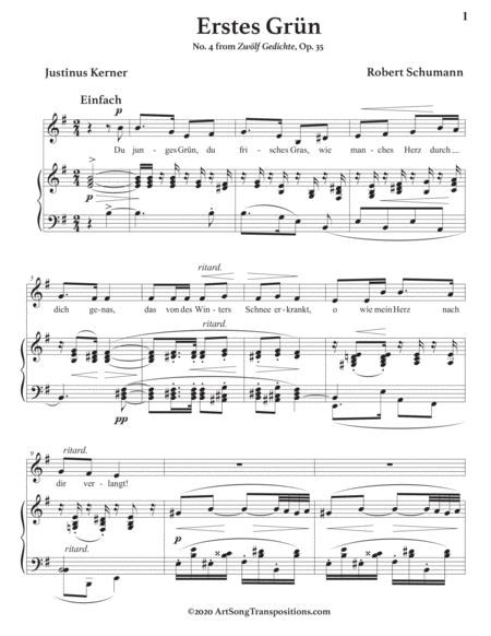 Erstes Grn Op 35 No 4 Transposed To E Minor Page 2