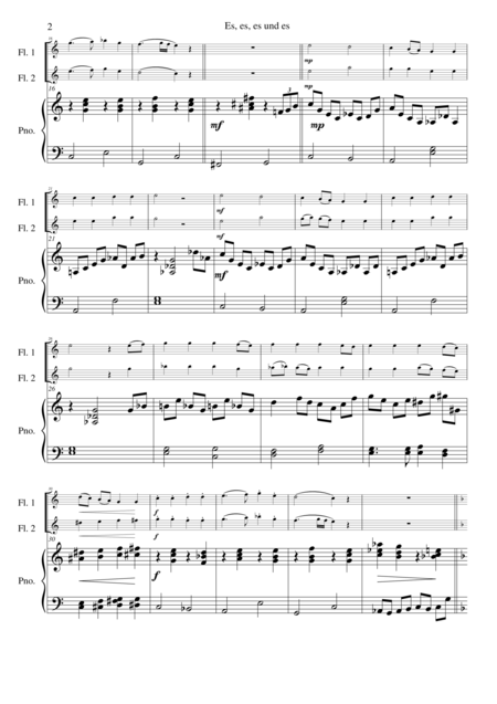 Es Es Es Und Es For 2 Flutes And Piano Page 2