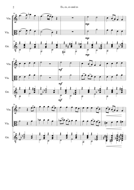 Es Es Es Und Es For Violin Viola And Guitar Page 2