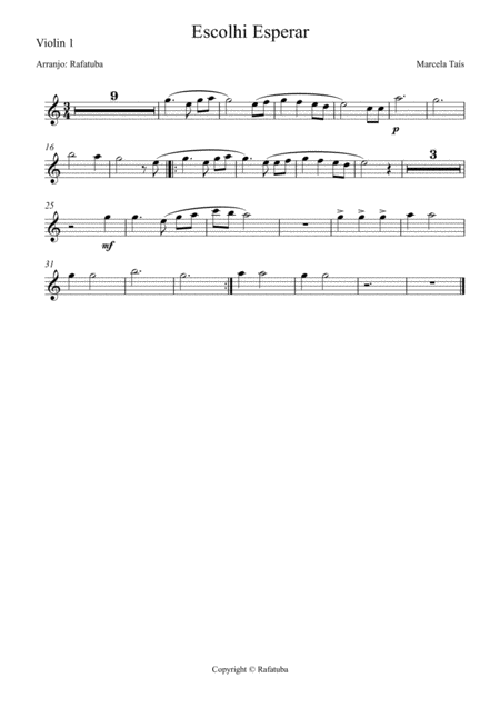 Escolhi Esperar I Chose To Wait Strings Quintet Page 2