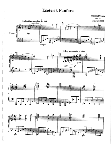 Esoterik Fanfare Op 38 Page 2