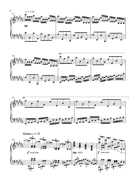 Etude No 1 Tiptoe Page 2