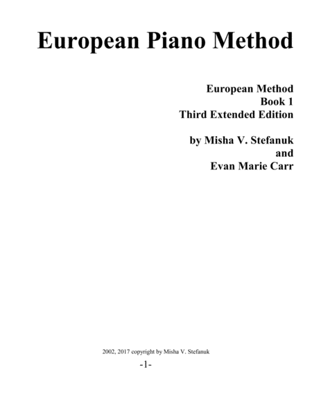 European Piano Method Easy Piano Classics Page 2