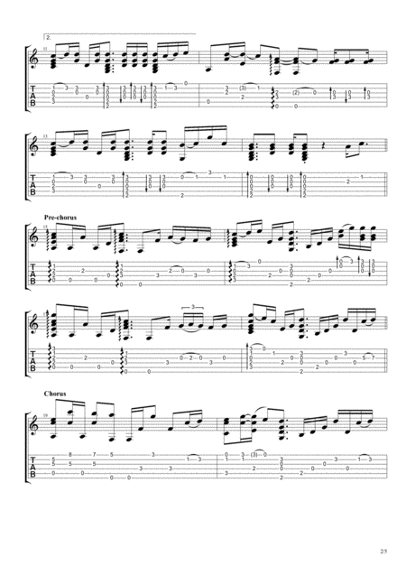 Everglow Fingerstyle Guitar Page 2