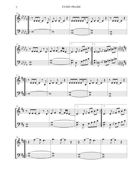 Every Praise Hezekiah Walker Sheet Music Easy Piano Page 2