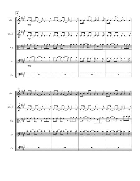 Every Teardrop Is A Waterfall For String Quintet Or String Orchestra Page 2