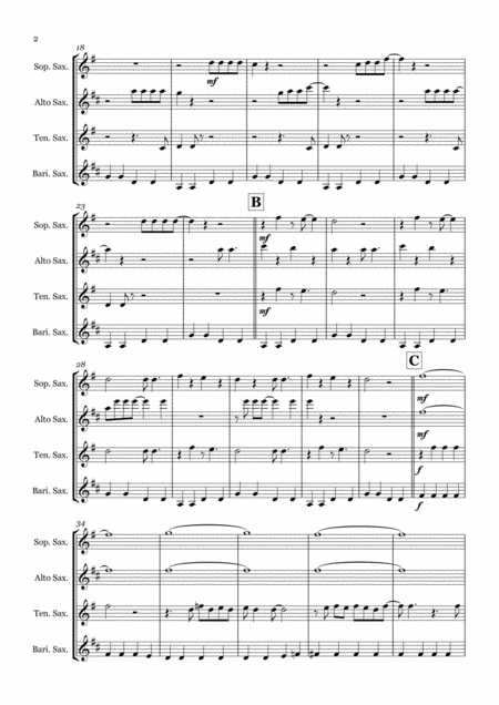 Everybody Needs Somebody To Love By Wilson Pickett Blues Brothers Saxophone Quartet Satb Page 2