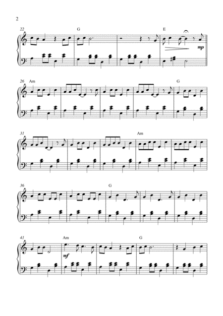 Everything At Once Piano Solo Page 2